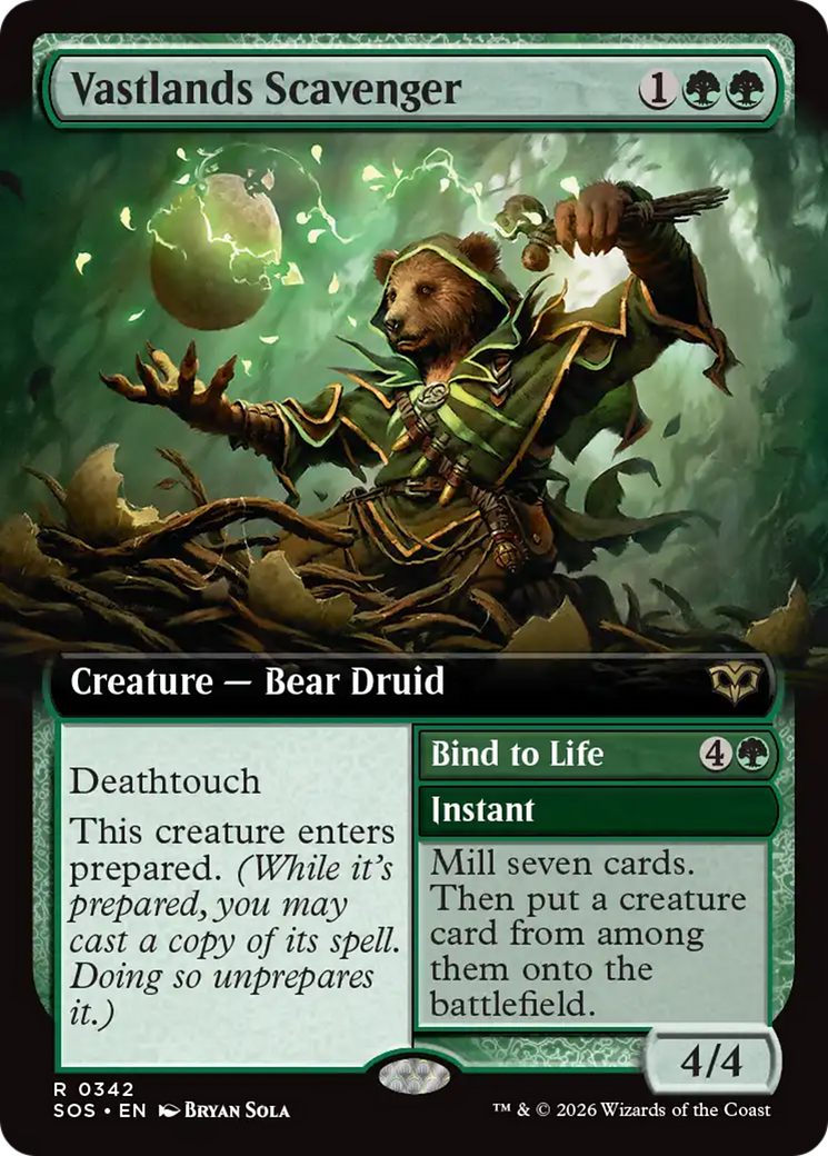 Vastlands Scavenger (Extended Art) [Secrets of Strixhaven] | Empire Gaming NC