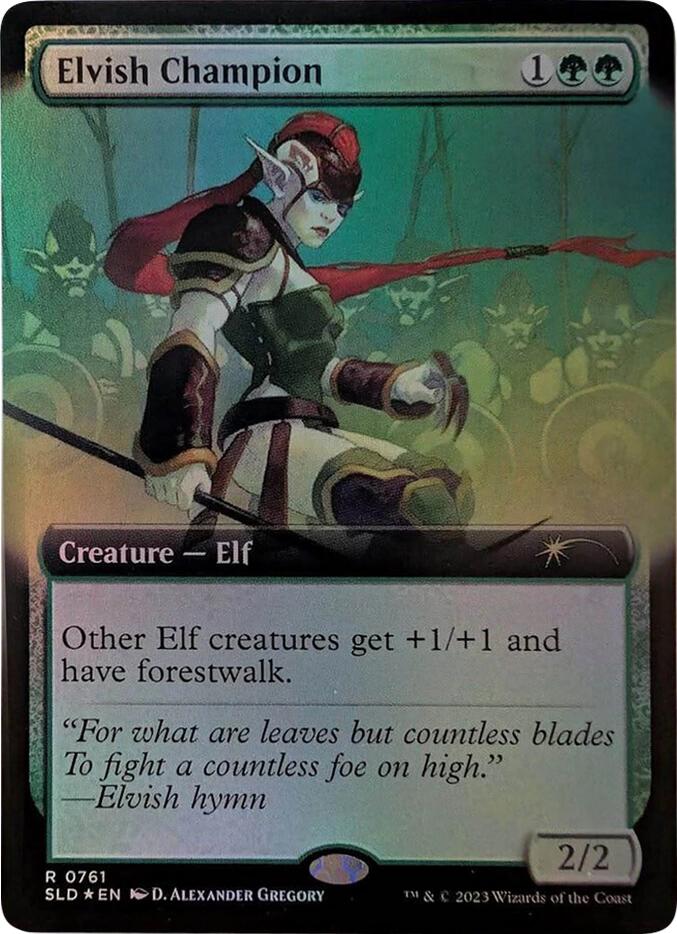 Elvish Champion (Extended Art) [Secret Lair Drop Series] | Empire Gaming NC