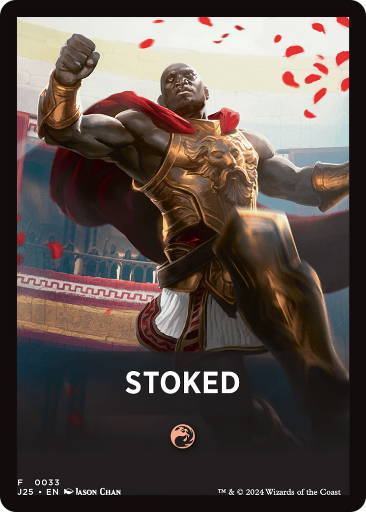 Stoked Theme Card [Foundations Jumpstart Front Cards] | Empire Gaming NC