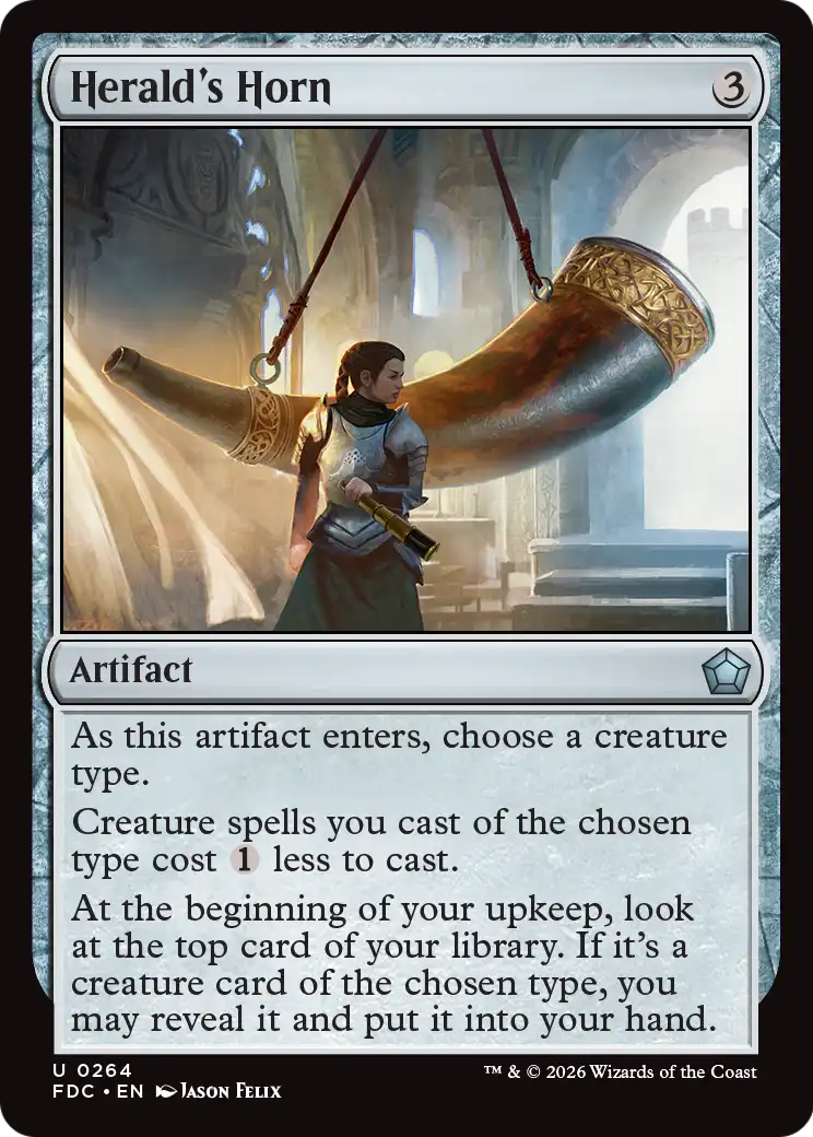 Herald's Horn [Foundations Commander] | Empire Gaming NC