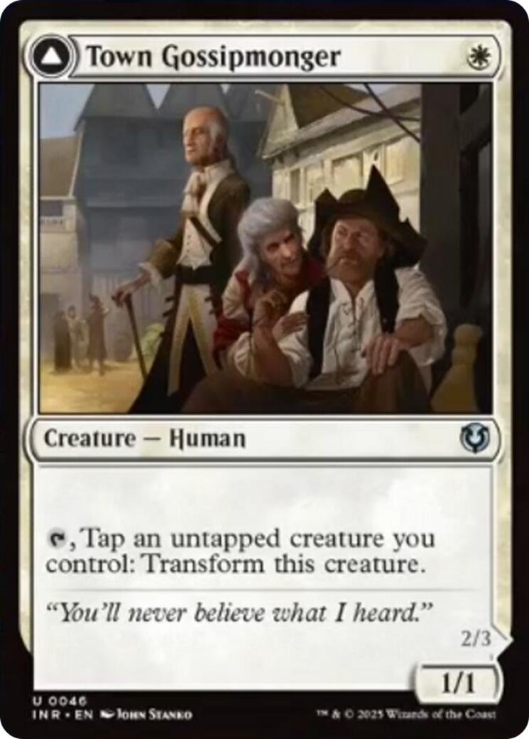 Town Gossipmonger // Incited Rabble [Innistrad Remastered] | Empire Gaming NC