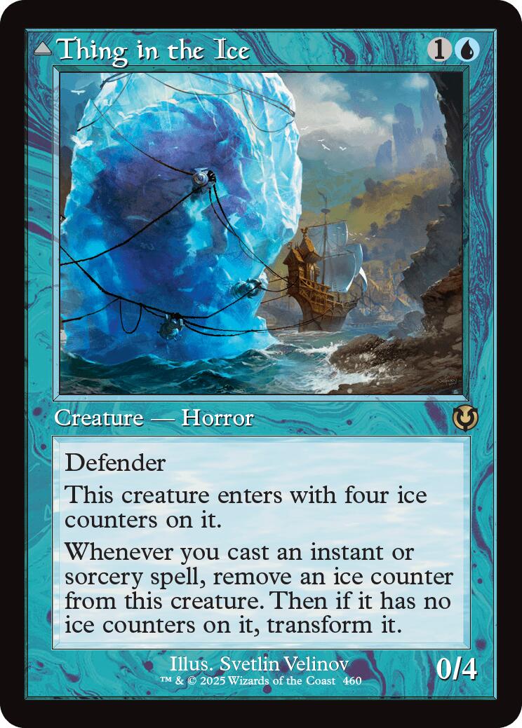 Thing in the Ice // Awoken Horror (Retro Frame) [Innistrad Remastered] | Empire Gaming NC