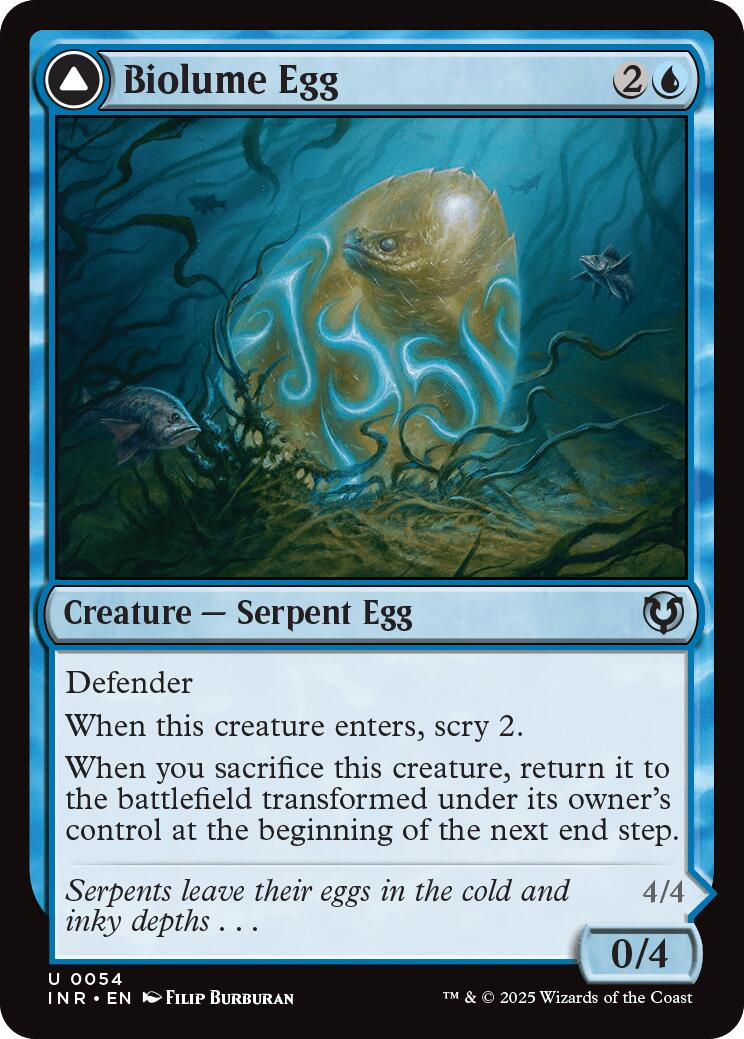 Biolume Egg // Biolume Serpent [Innistrad Remastered] | Empire Gaming NC