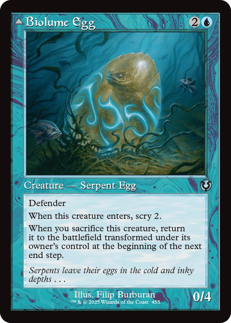 Biolume Egg // Biolume Serpent (Retro Frame) [Innistrad Remastered] | Empire Gaming NC