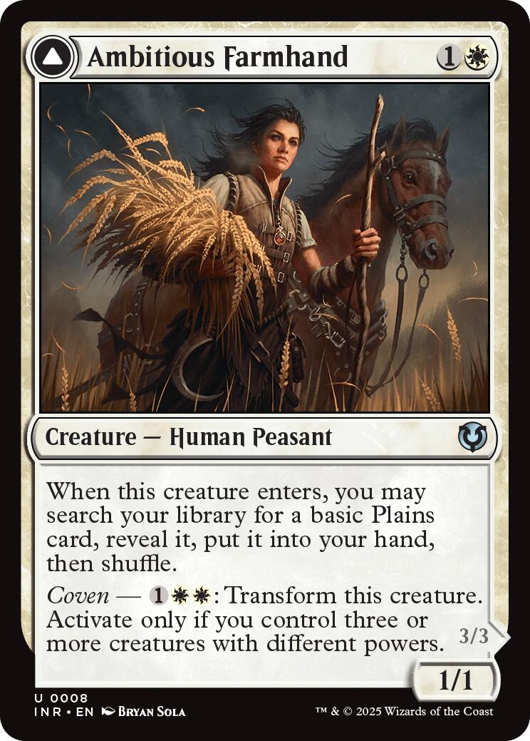 Ambitious Farmhand // Seasoned Cathar [Innistrad Remastered] | Empire Gaming NC