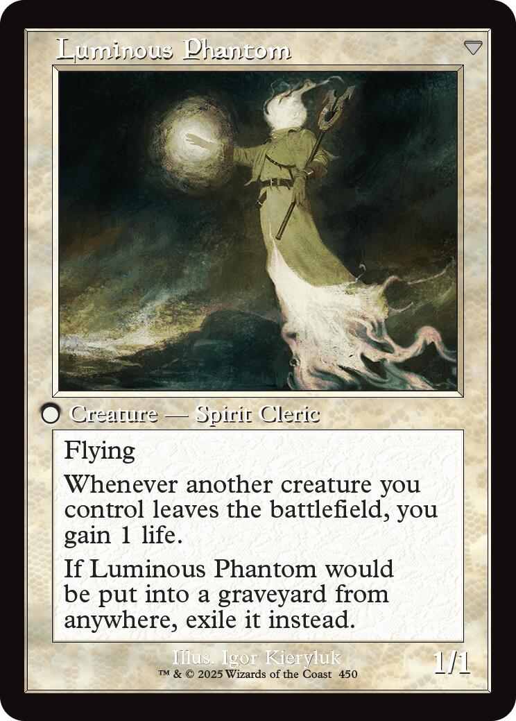 Lunarch Veteran // Luminous Phantom (Retro Frame) [Innistrad Remastered] | Empire Gaming NC