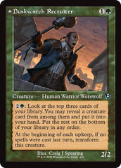 Duskwatch Recruiter // Krallenhorde Howler (Retro Frame) [Innistrad Remastered] | Empire Gaming NC