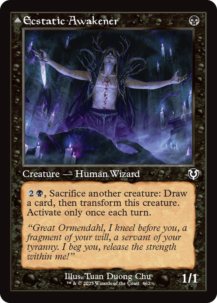 Ecstatic Awakener // Awoken Demon (Retro Frame) [Innistrad Remastered] | Empire Gaming NC