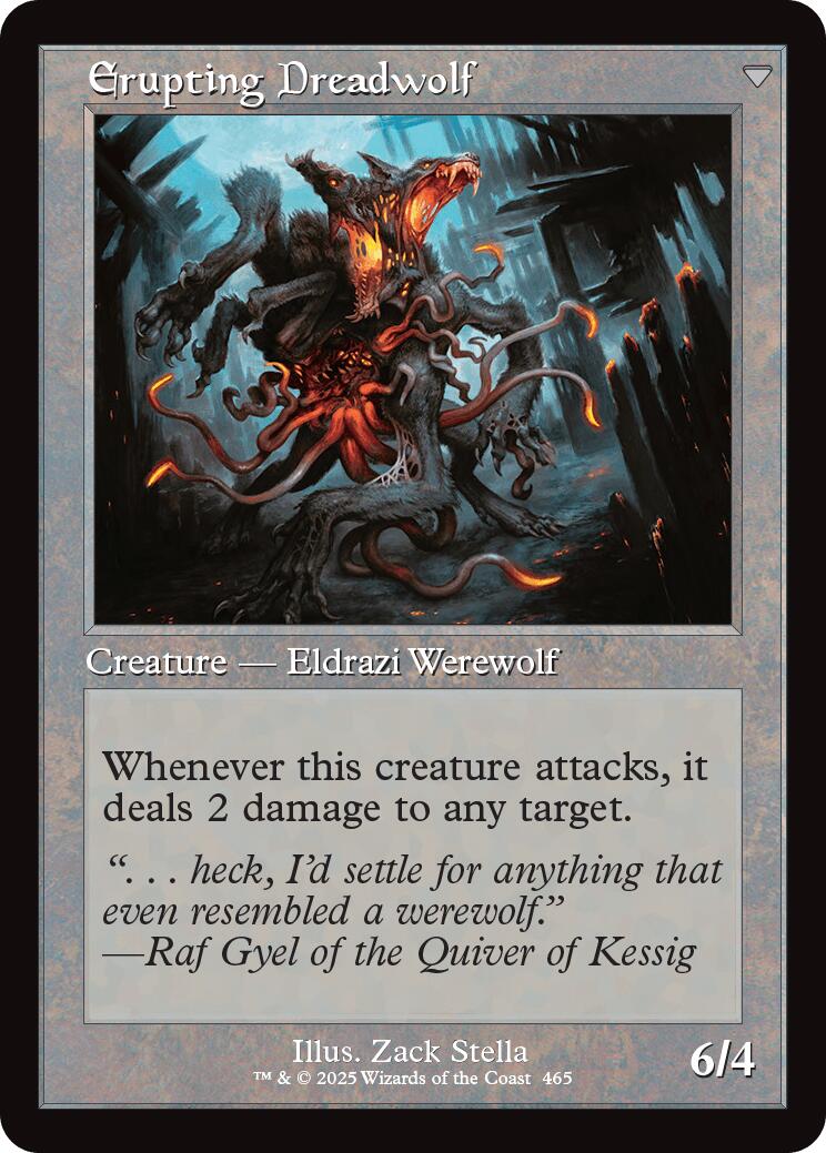 Smoldering Werewolf // Erupting Dreadwolf (Retro Frame) [Innistrad Remastered] | Empire Gaming NC