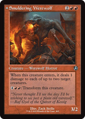 Smoldering Werewolf // Erupting Dreadwolf (Retro Frame) [Innistrad Remastered] | Empire Gaming NC