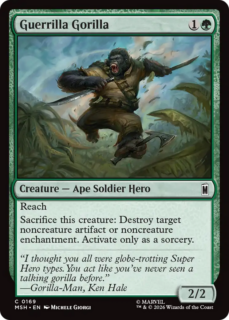 Guerrilla Gorilla [Marvel Super Heroes] | Empire Gaming NC