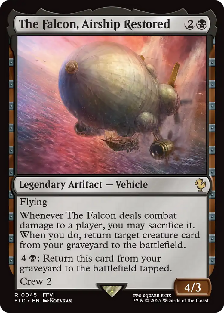 The Falcon, Airship Restored [FINAL FANTASY Commander] | Empire Gaming NC