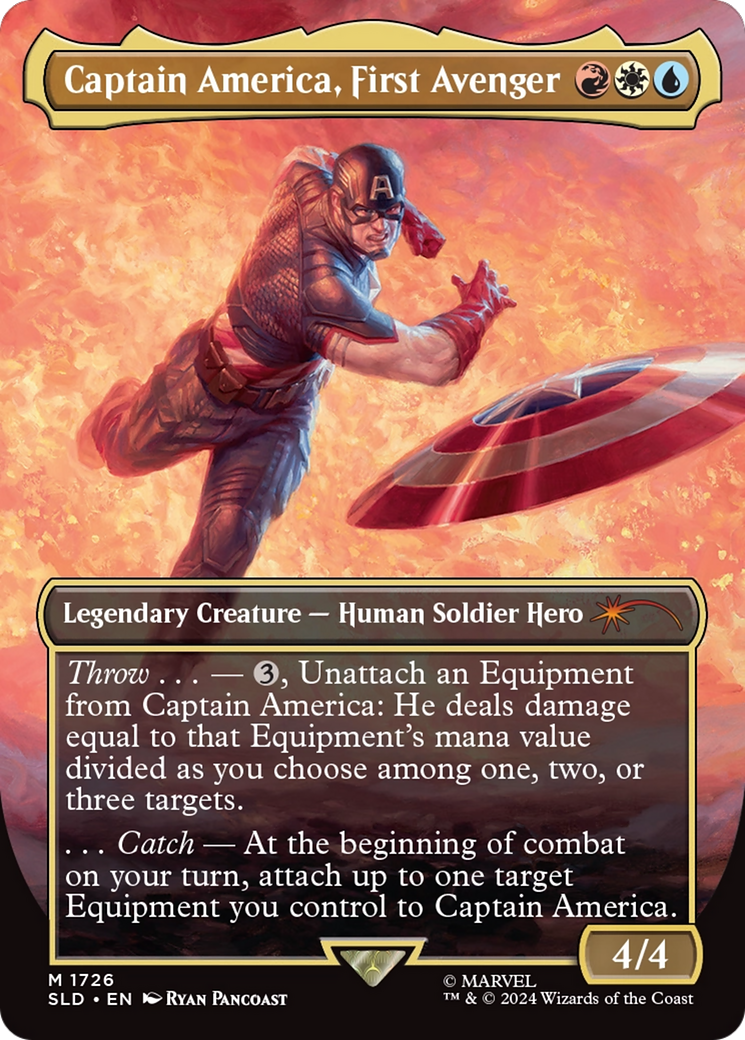 Captain America, First Avenger (Rainbow Foil) [Secret Lair Drop Series] | Empire Gaming NC