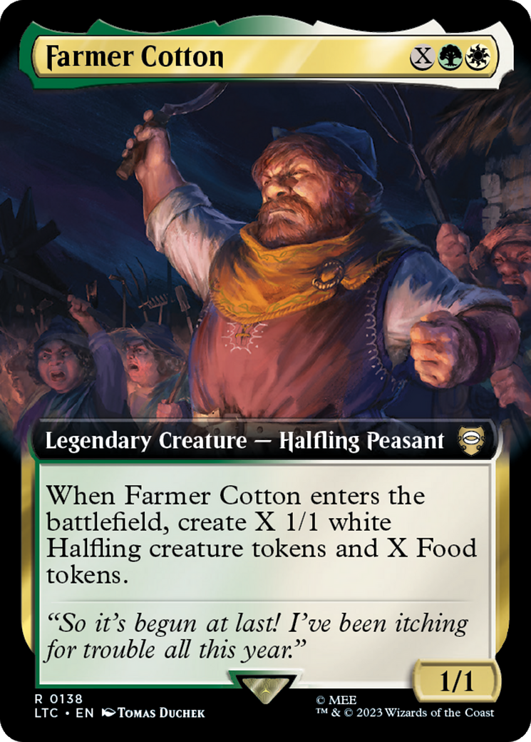 Farmer Cotton (Extended Art) [The Lord of the Rings: Tales of Middle-Earth Commander] | Empire Gaming NC