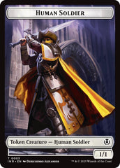 Human Soldier (0003) // Clue Double-Sided Token [Innistrad Remastered Tokens] | Empire Gaming NC