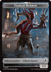 Eldrazi Horror // Human Soldier (0003) Double-Sided Token [Innistrad Remastered Tokens] | Empire Gaming NC