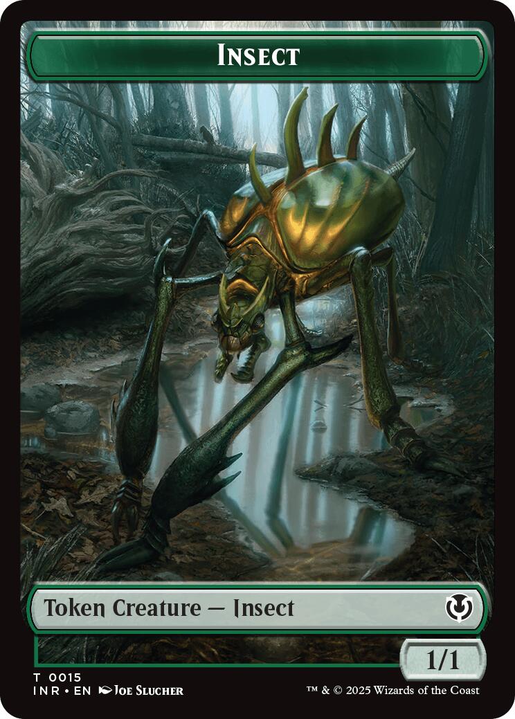 Insect // Spider Double-Sided Token [Innistrad Remastered Tokens] | Empire Gaming NC