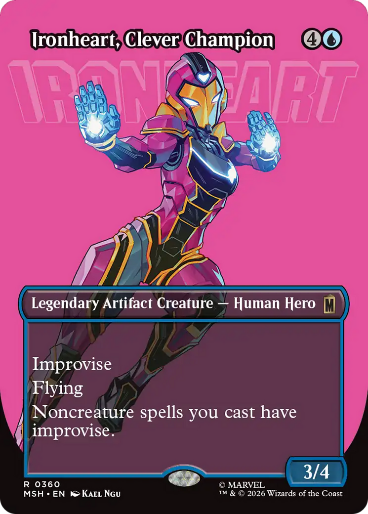 Ironheart, Clever Champion (Borderless) [Marvel Super Heroes] | Empire Gaming NC