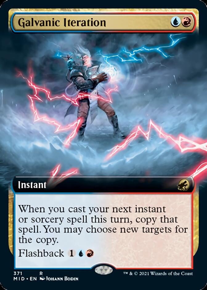 Galvanic Iteration (Extended Art) [Innistrad: Midnight Hunt] | Empire Gaming NC