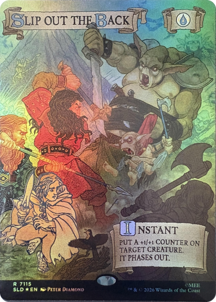 Slip Out the Back (Out Of Sight Foil) [Secret Lair Drop Series] | Empire Gaming NC