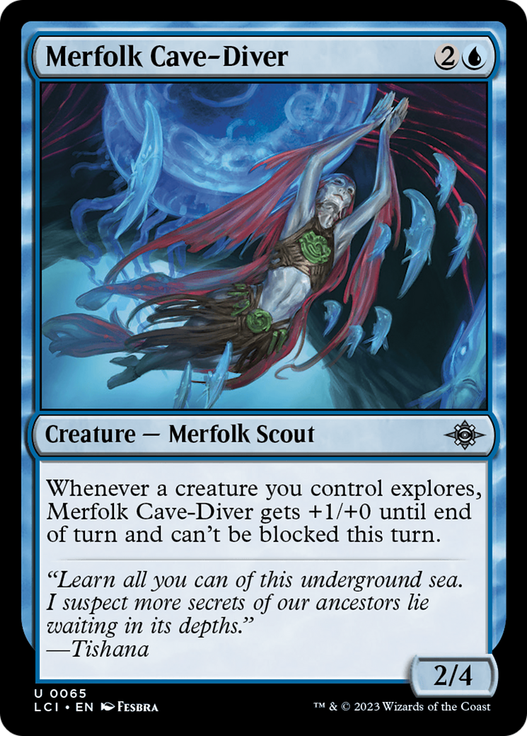 Merfolk Cave-Diver [The Lost Caverns of Ixalan] | Empire Gaming NC