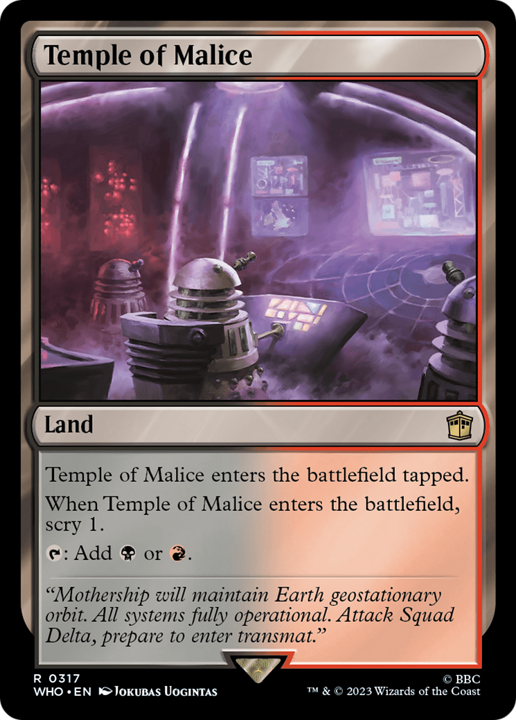 Temple of Malice [Doctor Who] | Empire Gaming NC