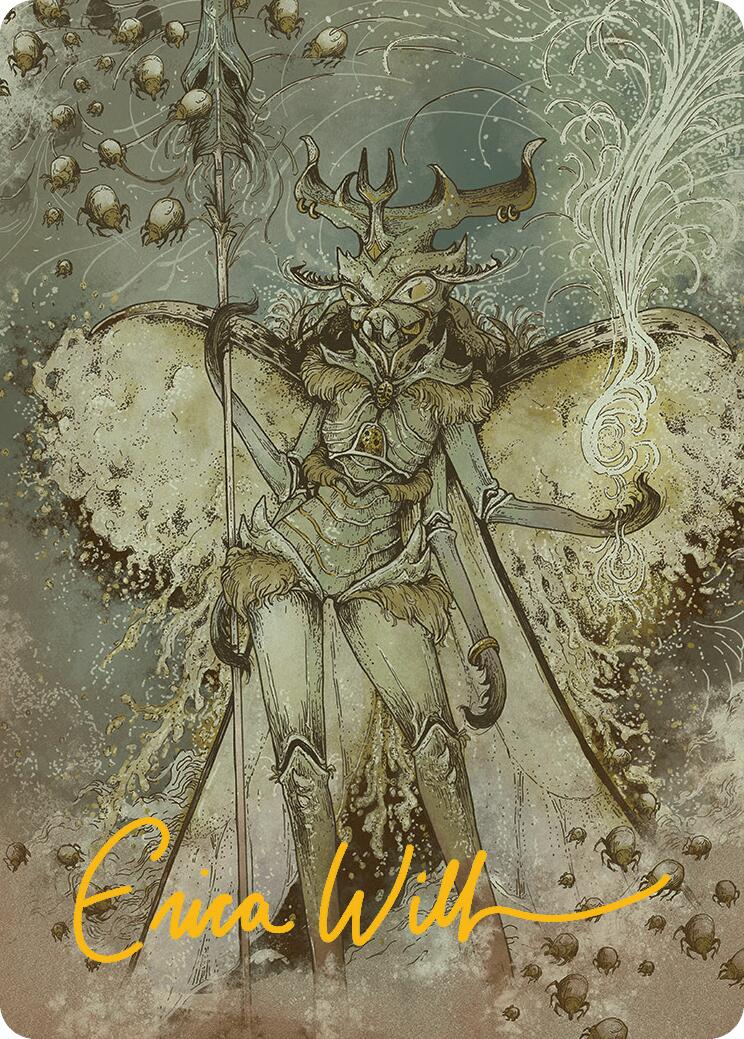 Aatchik, Emerald Radian Art Card (6/54) (Gold-Stamped Signature) [Aetherdrift Art Series] | Empire Gaming NC