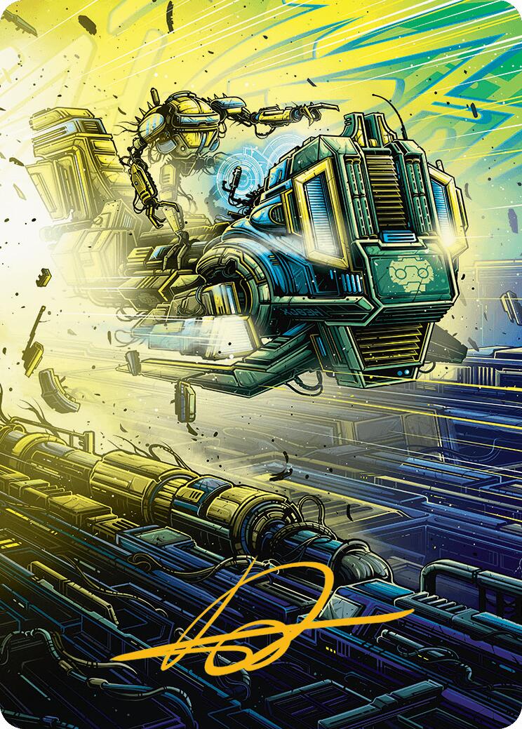 Guidelight Pathmaker Art Card (Gold-Stamped Signature) [Aetherdrift Art Series] | Empire Gaming NC