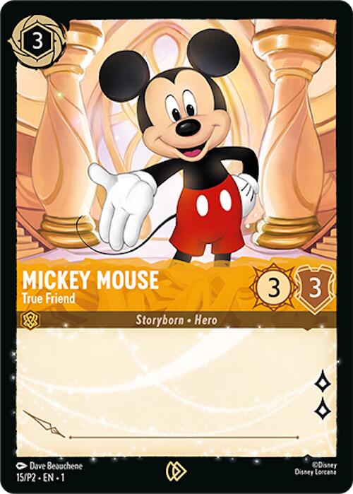 Mickey Mouse - True Friend (15) [Promo Cards] | Empire Gaming NC