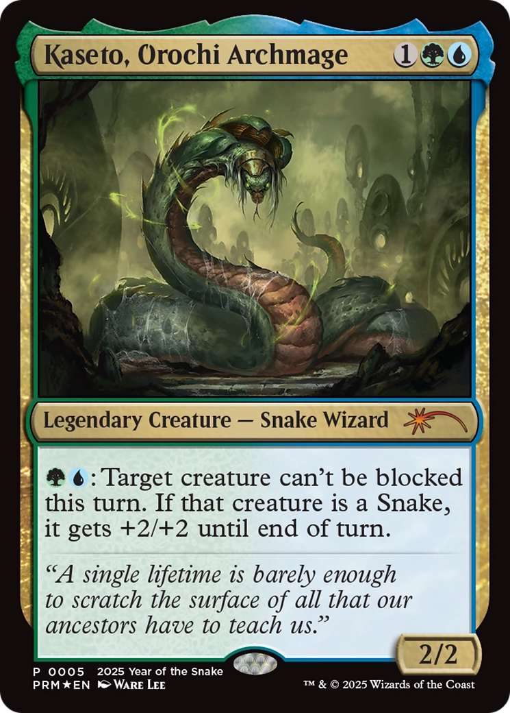 Kaseto, Orochi Archmage (Year of the Snake 2025) [Standard Showdown Promos] | Empire Gaming NC