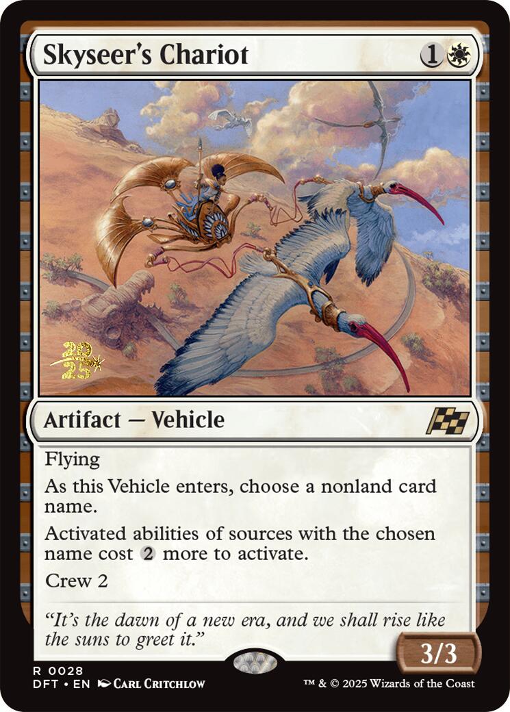 Skyseer's Chariot [Aetherdrift Prerelease Promos] | Empire Gaming NC