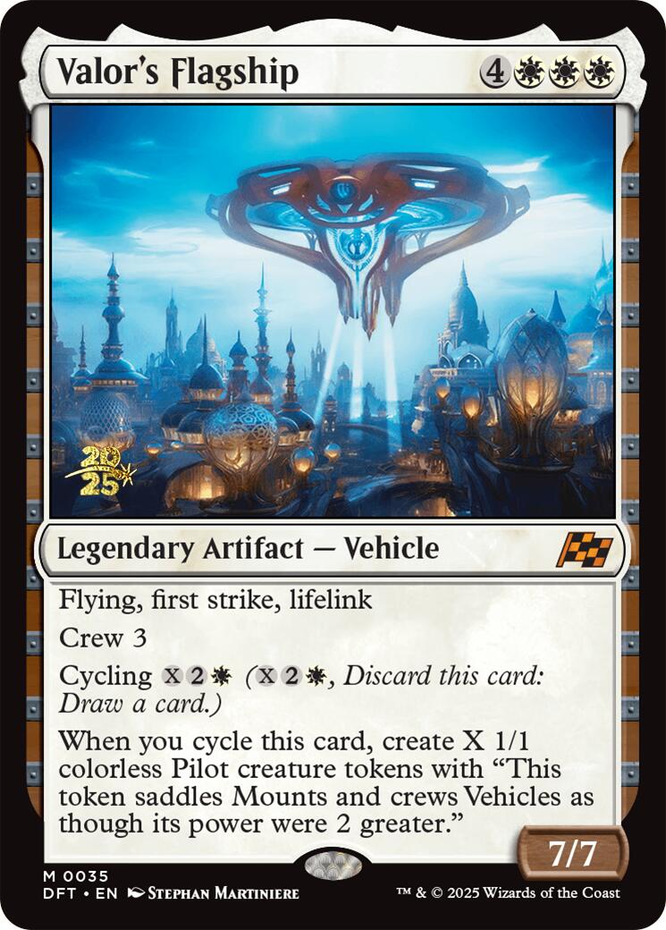 Valor's Flagship [Aetherdrift Prerelease Promos] | Empire Gaming NC