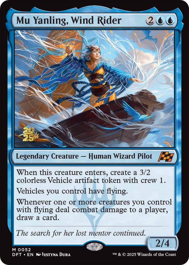 Mu Yanling, Wind Rider [Aetherdrift Prerelease Promos] | Empire Gaming NC