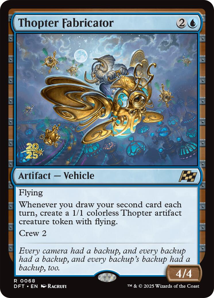 Thopter Fabricator [Aetherdrift Prerelease Promos] | Empire Gaming NC