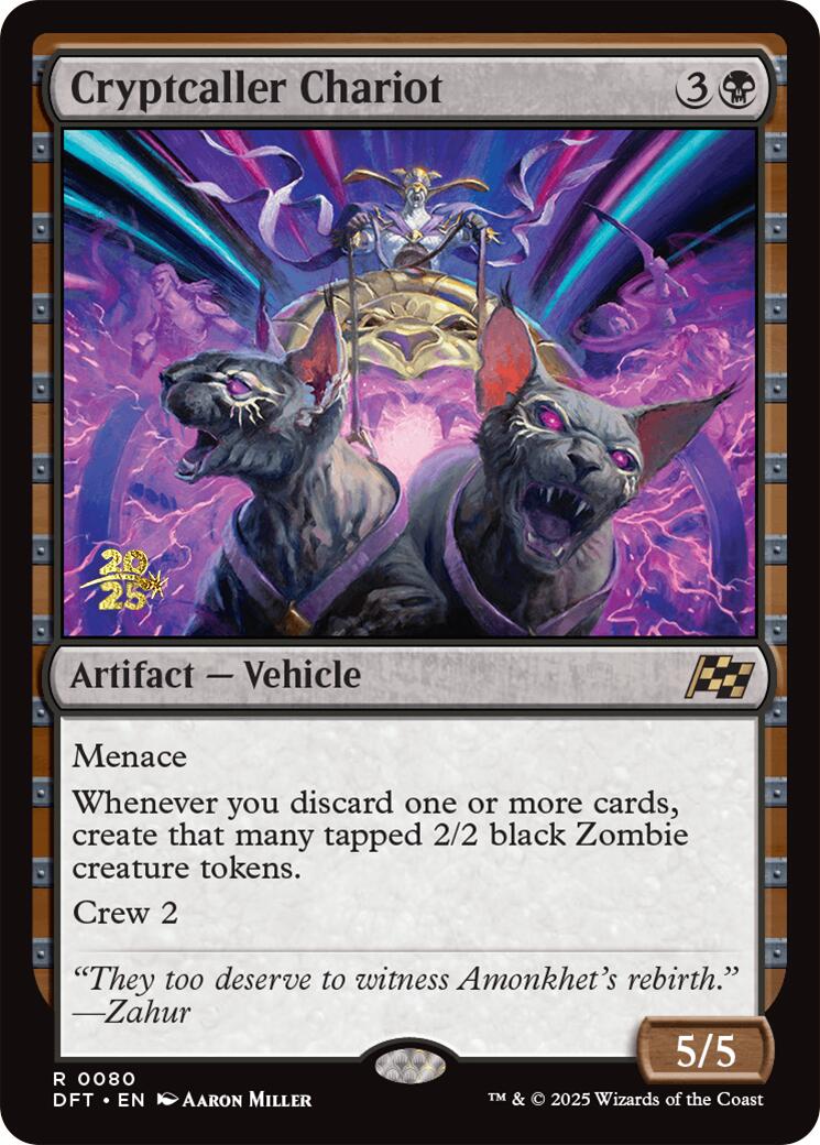 Cryptcaller Chariot [Aetherdrift Prerelease Promos] | Empire Gaming NC
