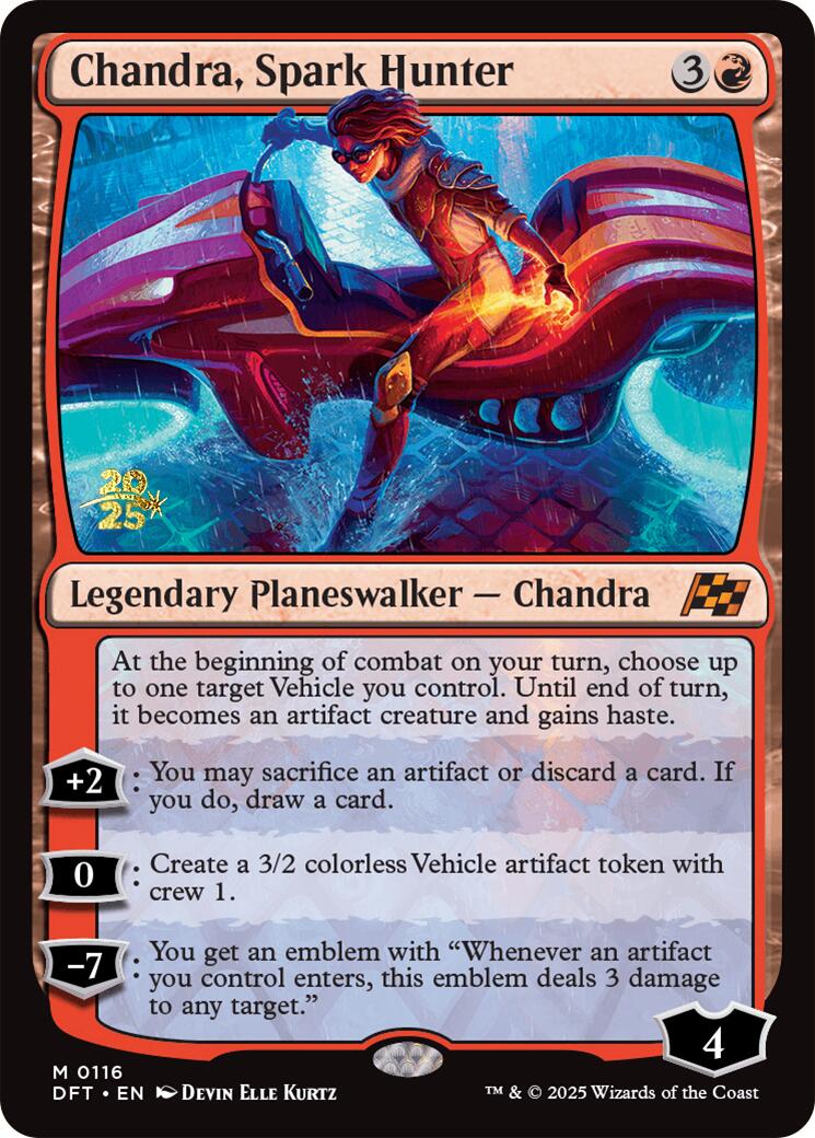 Chandra, Spark Hunter [Aetherdrift Prerelease Promos] | Empire Gaming NC