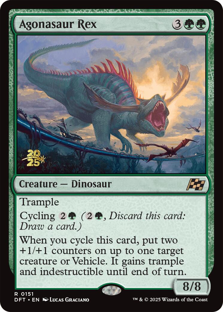 Agonasaur Rex [Aetherdrift Prerelease Promos] | Empire Gaming NC