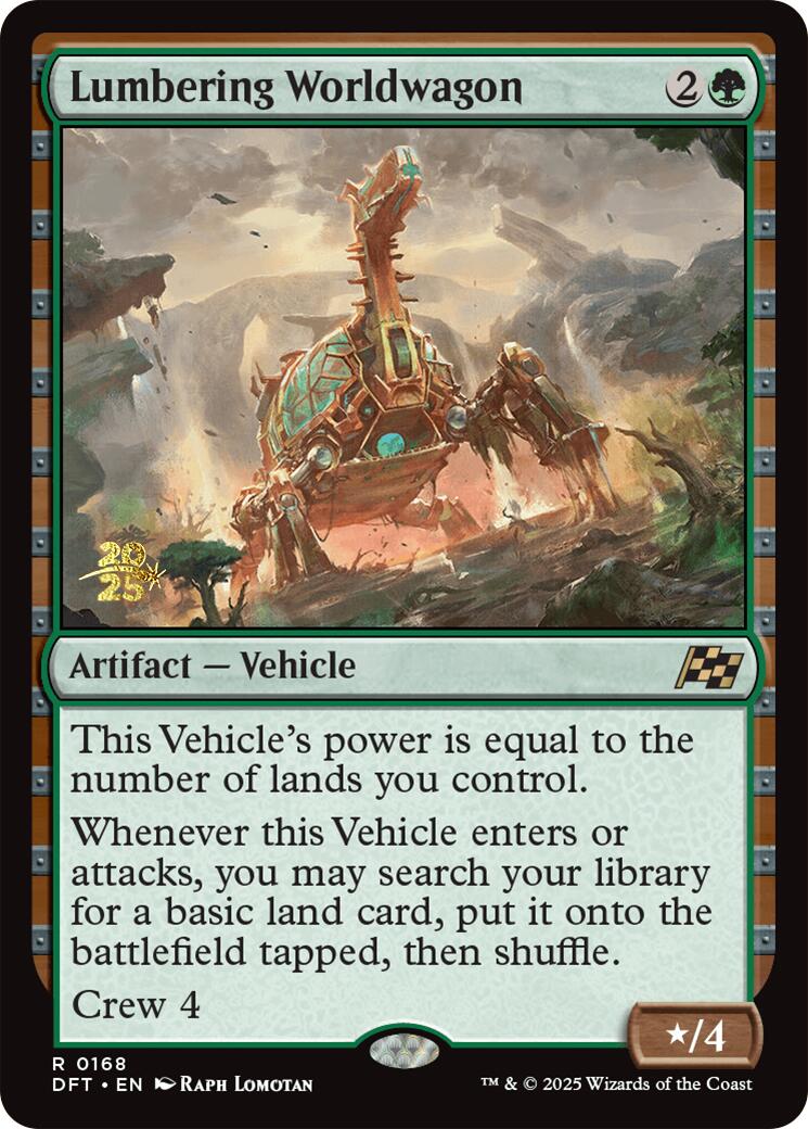 Lumbering Worldwagon [Aetherdrift Prerelease Promos] | Empire Gaming NC