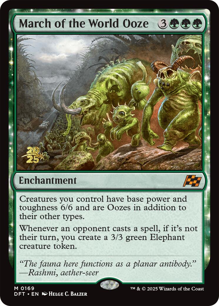 March of the World Ooze [Aetherdrift Prerelease Promos] | Empire Gaming NC