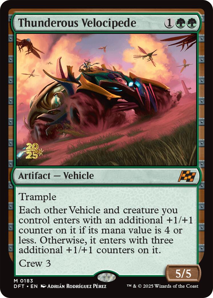 Thunderous Velocipede [Aetherdrift Prerelease Promos] | Empire Gaming NC