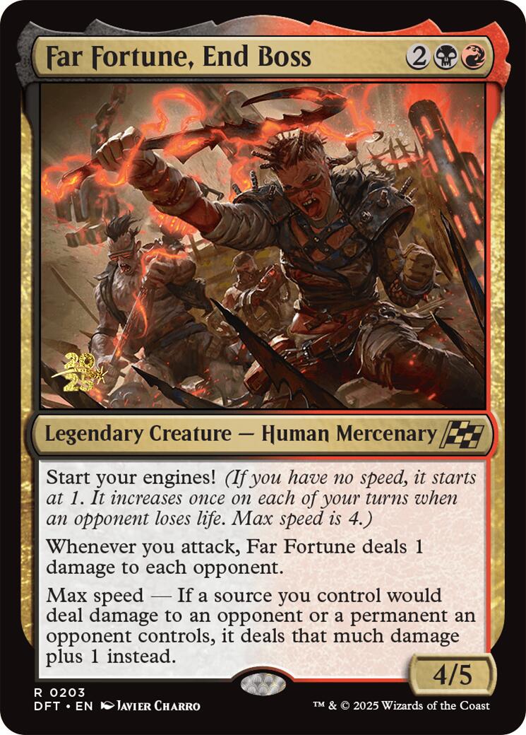 Far fortune, End Boss [Aetherdrift Prerelease Promos] | Empire Gaming NC