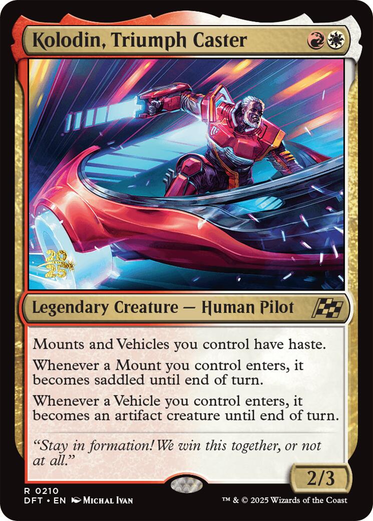 Kolodin, Triumph Caster [Aetherdrift Prerelease Promos] | Empire Gaming NC