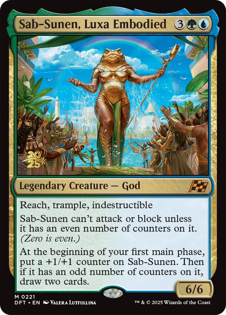 Sab-Sunen, Luxa Embodied [Aetherdrift Prerelease Promos] | Empire Gaming NC