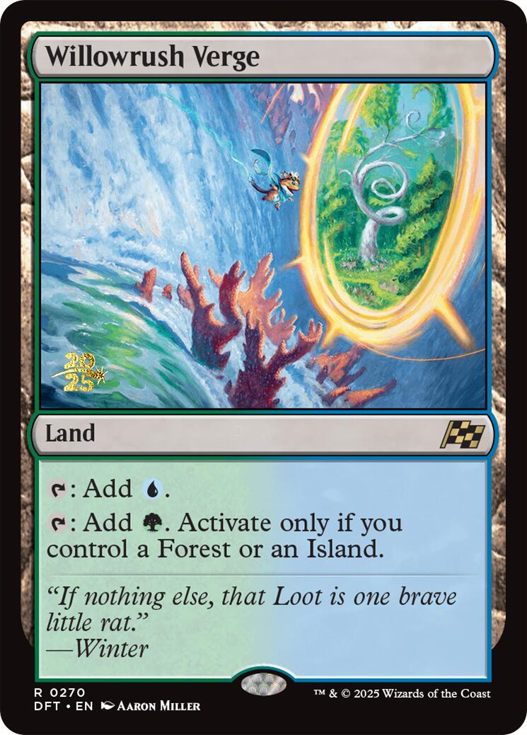 Willowrush Verge [Aetherdrift Prerelease Promos] | Empire Gaming NC