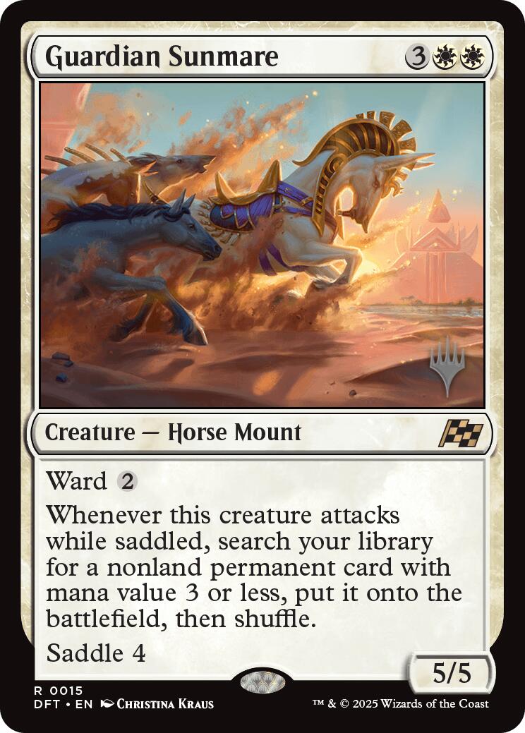 Guardian Sunmare (Promo Pack) [Aetherdrift Promos] | Empire Gaming NC