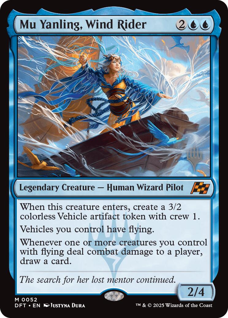 Mu Yanling, Wind Rider [Aetherdrift Promos] | Empire Gaming NC