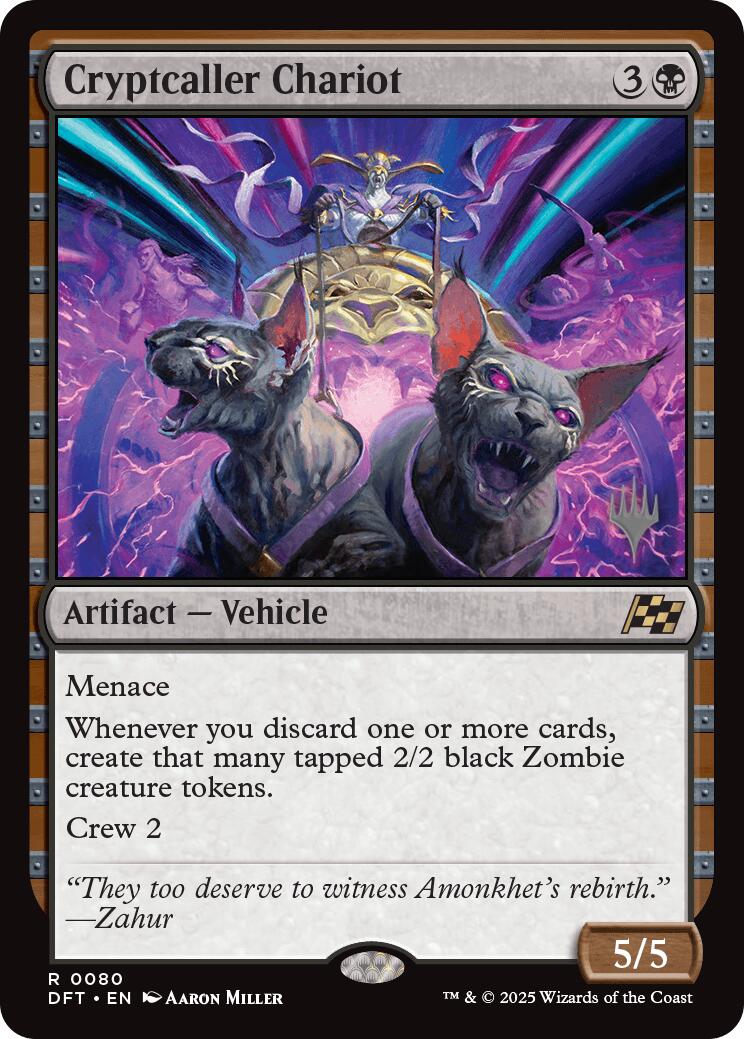 Cryptcaller Chariot [Aetherdrift Promos] | Empire Gaming NC