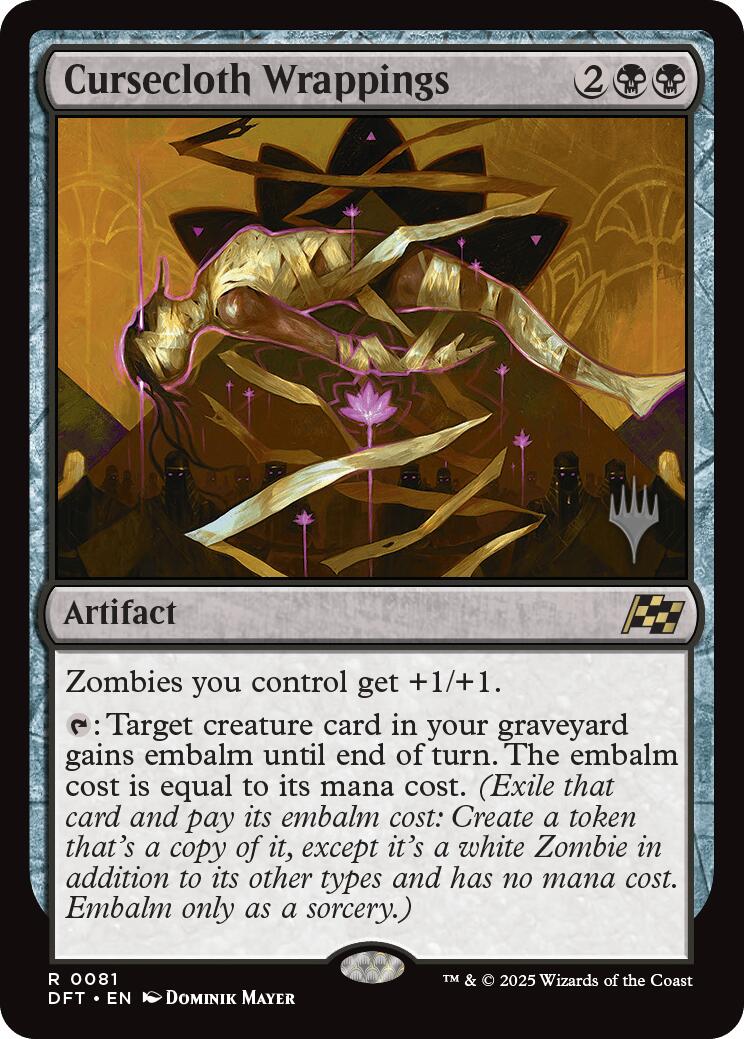 Cursecloth Wrappings (Promo Pack) [Aetherdrift Promos] | Empire Gaming NC