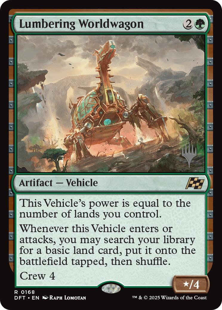 Lumbering Worldwagon [Aetherdrift Promos] | Empire Gaming NC