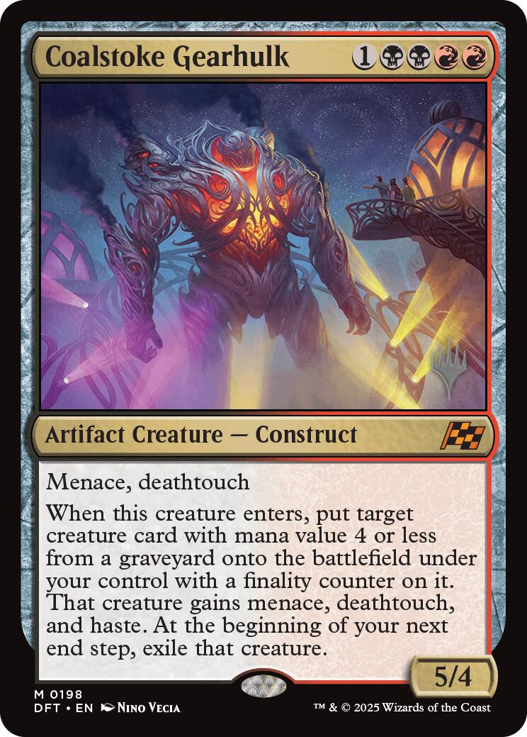 Coalstoke Gearhulk (Promo Pack) [Aetherdrift Promos] | Empire Gaming NC